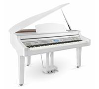 Piano a Queue Numérique 88 Touches à Marteaux 1200 Voix USB MIDI Bluetooth Blanc