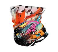 Piano Abstrait Musical Cache-Cou 26X30Cm Unisexe Gaiter Anti-Solaire Écharpe Tube pour Jogging Course À Pied Adulte