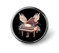 Piano Adventures Brooch Pins for Women Men Cute Badge Lapel Pins for Backpack Dress Accessories