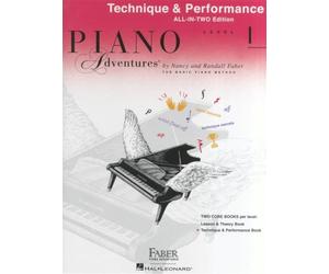 Piano Adventures: Level 1, Technique and Performance | Faber Nancy & Randall Faber | méthode piano pour débutants piano solo édition anglicisée apprentissage technique et interprétation