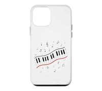 Piano Beat Clavier Notes de Musique Amoureux de Musique Pianiste Coque pour iPhone 12 Mini