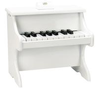Vilac Piano pour enfant blanc 18 touches avec partitions