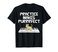 Piano Cat, pianiste et Professeur de Musique T-Shirt