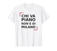 Piano Chi va Non è di Milano. Citation Italienne de Milan. T-Shirt