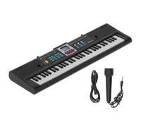 Piano clavier, 61 touches électriques numériques Piano Piano mini électrique Multifonctionnel Studio Toy Microphone Single Instrument pour la pratique Play