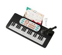 Piano Clavier électronique pour - 37 Touches avec Microphone | Jouet Musical éducatif Rechargeable USB | Instrument pour débutants avec partition et pupitre