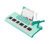 Piano Clavier Électronique pour Enfant - 37 Touches avec Microphone | Jouet Musical Éducatif Rechargeable USB | Instrument Débutant avec Partition et Pupitre, Cadeau Noël Garçon Fille