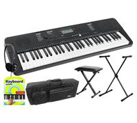 Piano Clavier Numerique Synthes 61 Touches USB Polyphonie 64 Set Support et Banc
