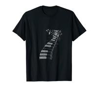 Piano Clés Clavier Pianiste Notes Note Synthétiseur Cadeau T-Shirt