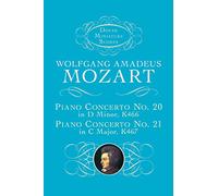 Piano Concerto No. 20, K466, And Piano Concerto No. 21, K467 (Dover Miniature Scores)