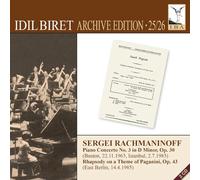 Piano Concerto No. 3 & Rhapsody on a Thème of Paganini