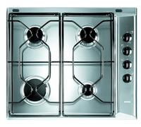 Plaque de cuisson 4 brûleurs gaz inox - PAA 642 IX/I WE1