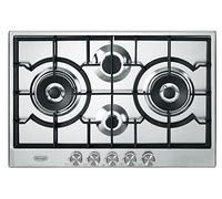 De Longhi NSL475X Table de Cuisson A Gaz en Acier Inoxydable 75 CM 5 Brûleurs