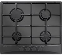 Piano cottura gas Glem Gas GT64NC Matt black
