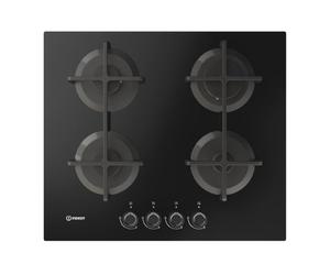 Piano cottura gas Indesit 869991698960 ING 61T BK 1 Black