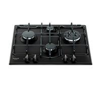 Hotpoint Table de cuisson PCN640TANRHA 4 feux (1 triple couronne) 60 cm Anthracite