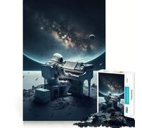 Piano dans l'espace Puzzle de 1000 pièces pour Adultes pour développer la logique et la précision Découpe Lente et élégante (38x26cm)