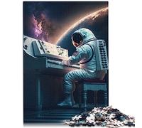Piano dans l'espace Puzzles 1000 pièces pour Adultes Puzzle 100% Carton recyclé Une œuvre d'art 26x38 cm