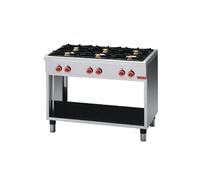 Piano de Cuisson 6 Feux Vifs Série 650 Soubassement Ouvert Gastro M NC
