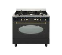 Piano de cuisson AIRLUX 90CM MIXTE NOIR RUSTIQUE - CC902ETR3