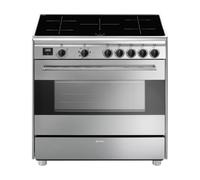 SMEG Cuisine BG91IX2 Plan Cuisson Induction 5 Fireside 90X60CM Classe A