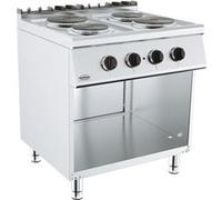 Piano de Cuisson Electrique 2 ou 4 Plaques Série 700 Combisteel 1 G