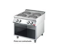 Piano de Cuisson électrique 4 plaques - 10,4 kW - Gastro M