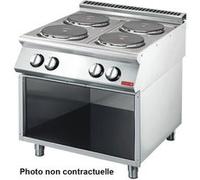 Piano de Cuisson électrique 4 plaques - 10,4 kW - Gastro M