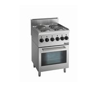 Piano de cuisson électrique 4 plaques rondes 10,2 kW four électrique 2,2 kW Bartscher 1 G