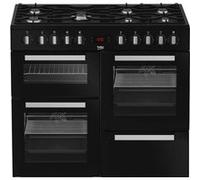 Piano de cuisson gaz 159l 7 feux noir Beko pf335325db Noir G