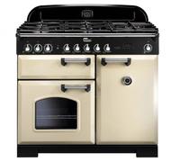 Piano de cuisson gaz FALCON DELUX100 MIXT CREM/CHROME