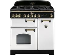 Piano de cuisson FALCON CDL90DFWH/B-EU 90 cm blanc laiton Garantie 5 ANS GRATUITE