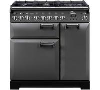 Piano de cuisson gaz FALCON DELUXE TAB GAZ 90 CM ARDOISE CHROME