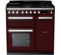 Piano de cuisson gaz FALCON ESTEL DELUXE TAB GAZ 90 CM BORDEAUX CHR