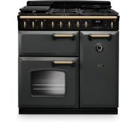 Piano de cuisson gaz FALCON NGC TAB GAZ 90 CM ARDOISE LAITON ANTIQUE