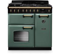 Piano de cuisson gaz FALCON NGC TAB GAZ 90 CM VERT MINERAL LAITON AN