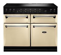 AGA Masterchef Deluxe 110 Cuisinière Electrique Plaque avec zone à induction Chrome, Crème