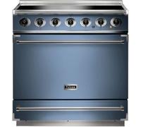Piano de cuisson FALCON F900SEICA/N-EU 90 cm bleu de chine nickel brossé Garantie 5 ANS GRATUITE