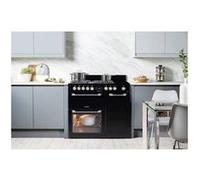 Piano de cuisson Leisure CUISINEMASTER PRO 100cm gaz et vitro Noir - PR100F560K