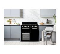 Leisure Piano de cuisson Cuisinemaster Pro PR90F560K 90 cm Gaz Noir