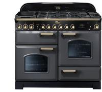 Piano de cuisson mixte FALCON CLASSIC DELUXE 110 ARDOISE LAITON