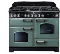 Piano de cuisson mixte FALCON CLASSIC DELUXE 110 VERT MINERAL MAT