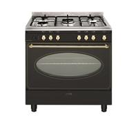 Cuisinière gaz Glem GU850CER noir Noir, Noir G