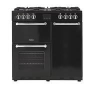 BELLING - PKENS90DFBLK - Piano de cuisson gaz 90cm - 5 foyers - 7.3 kw - Fours électriques - Classe A - 90xP60xH90cm - Noir