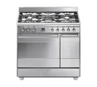 Cuisinière gaz SMEG SB 92 MX 8