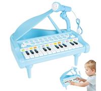 Piano de jouet - Instruments de musique éducatifs compacts avec microphone - Jouet de musique pour jeu d'enfant | Cadeau pour anniversaire, Noël, Nouvel An pour garçons et filles