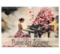 Piano des rêves, Version française (Calendrier mural 2026 DIN A4 portrait), Calendrier CALVENDO mensuel