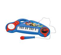 Piano électronique la pat patrouille avec effets lumineux et microphone bleu TU