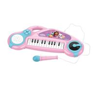 Lexibook Piano électronique Gabby et la Maison Magique K704GDH, micro, lumineux, Rose/Bleu