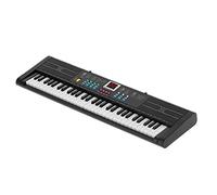 Piano électronique Multifonction 61 Touches certifié CE MQ6187 - Piano Numérique USB avec Téléphone, Clavier Portable pour Débutants et Professionnels